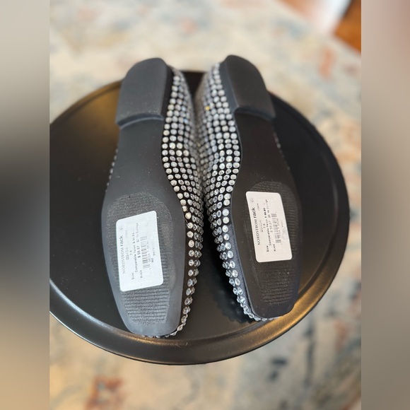 New Steve Madden Delphine Flat with Rhinestone-covered fabric upper - Picture 7 of 12